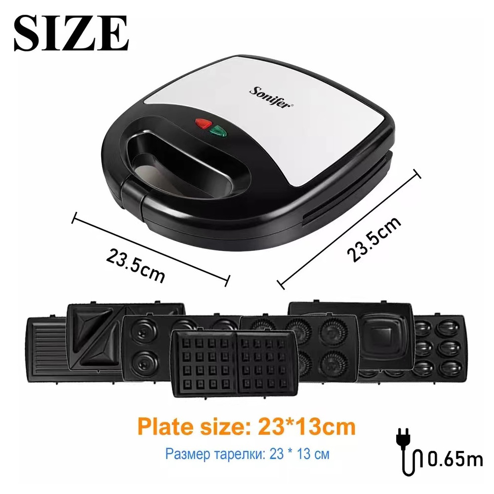 Սենդվիչ պատրաստող սարք 7-ը 1-ում SONIFER SF-6054, изображение 8