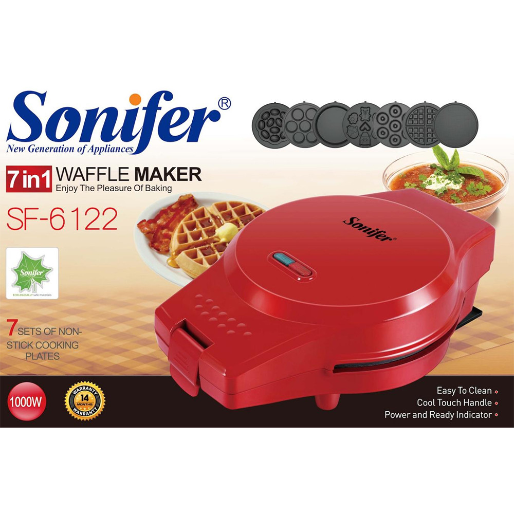 Սենդվիչ պատրաստող սարք 7-ը1-ում SONIFER SF-6122, изображение 4