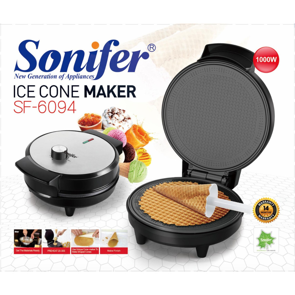 Վաֆլի պատրաստող սարք SONIFER SF-6094, изображение 2