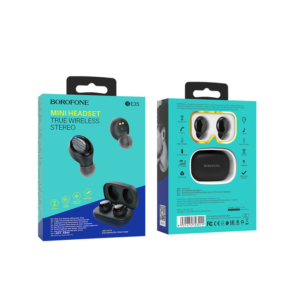 Անլար Ականջակալ |BOROFONE BE35, изображение 9