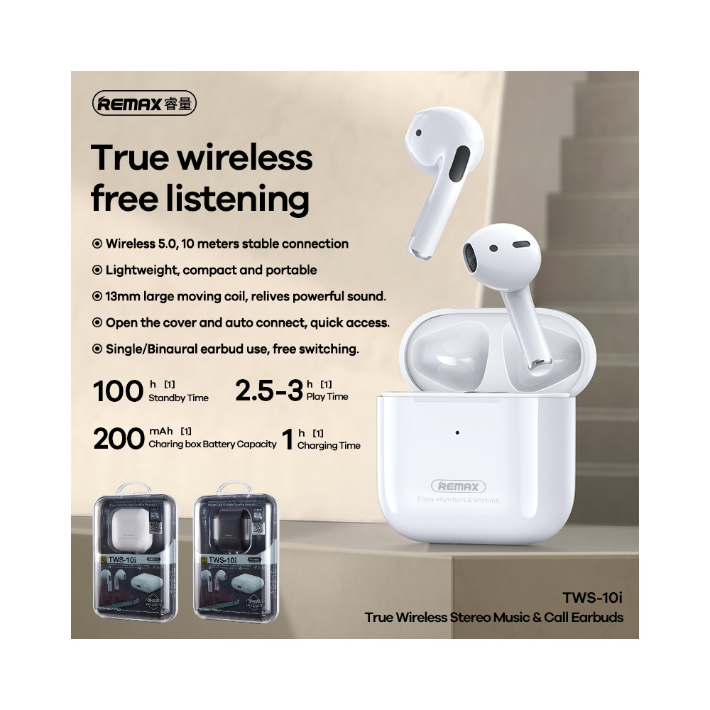 Անլար Ականջակալ REMAX TWS-10i, изображение 5