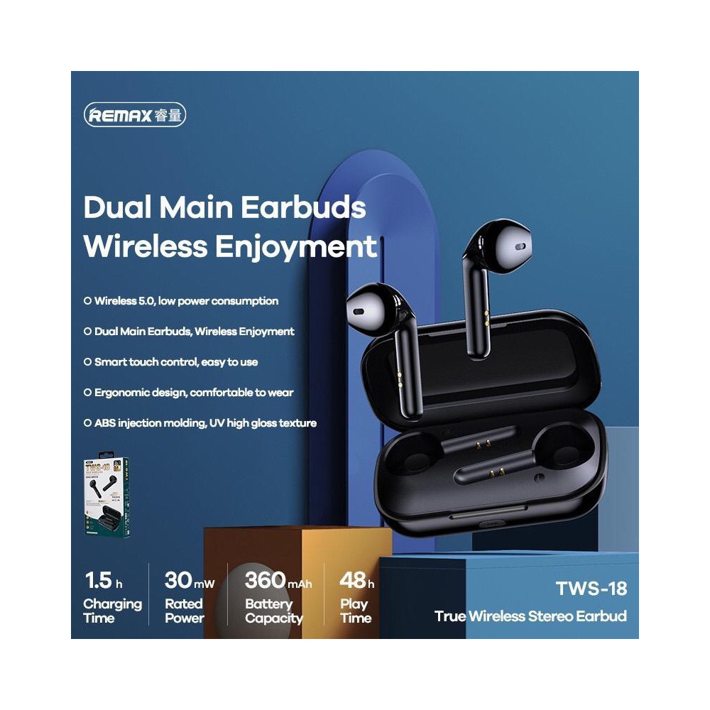 Անլար Ականջակալ REMAX TWS-18, изображение 8