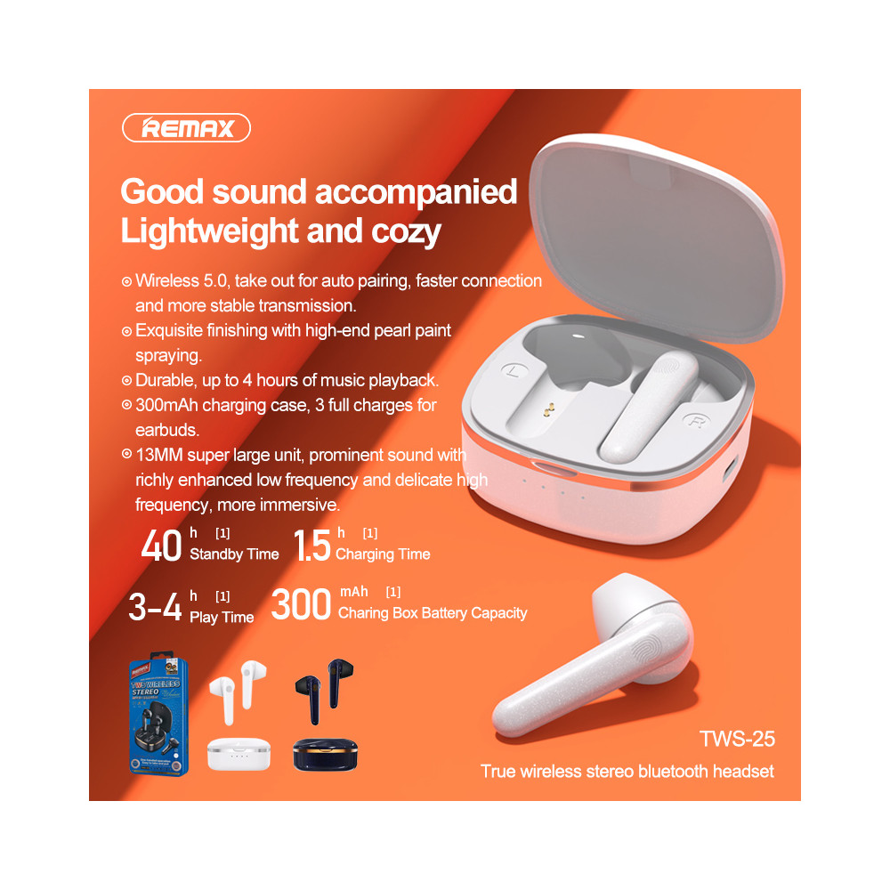 Անլար Ականջակալ REMAX TWS-25, изображение 6