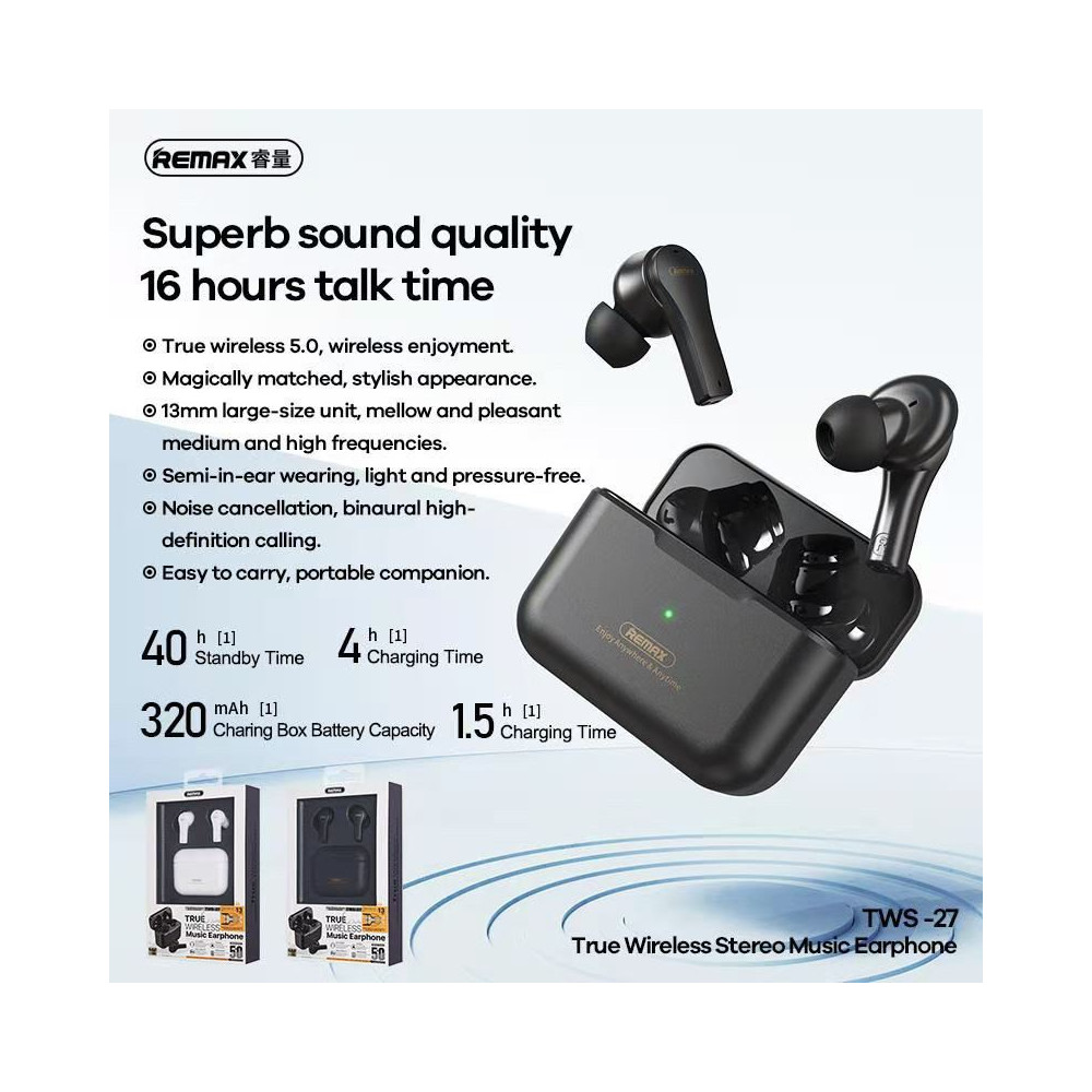 Անլար Ականջակալ REMAX TWS-27, изображение 5
