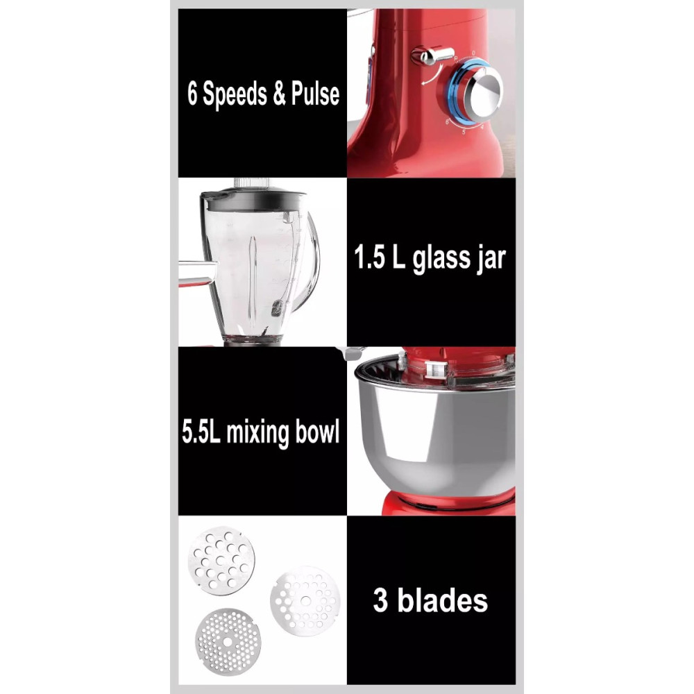 Մսաղաց, Բլենդեր և Հարիչ 3-ը 1-ում SONIFER SF-8056, изображение 7