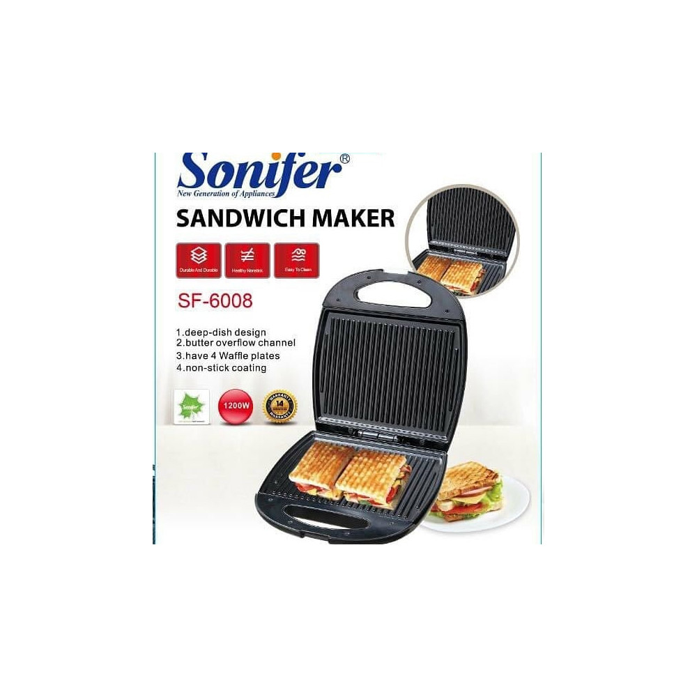 Սենդվիչ պատրաստող սարք|SONIFER SF-6008, изображение 5