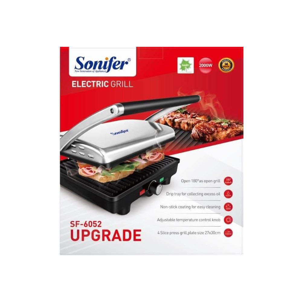 Սենդվիչ և Գրիլ Պատրաստող Սարք SONIFER SF-6052, изображение 5