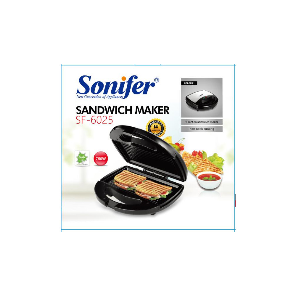 Սենդվիչ պատրաստող սարք SONIFER SF-6025, изображение 3
