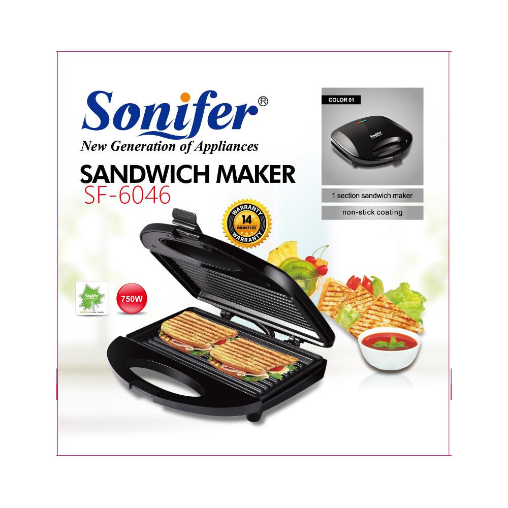 Սենդվիչ պատրաստող սարք SONIFER SF-6046, изображение 6