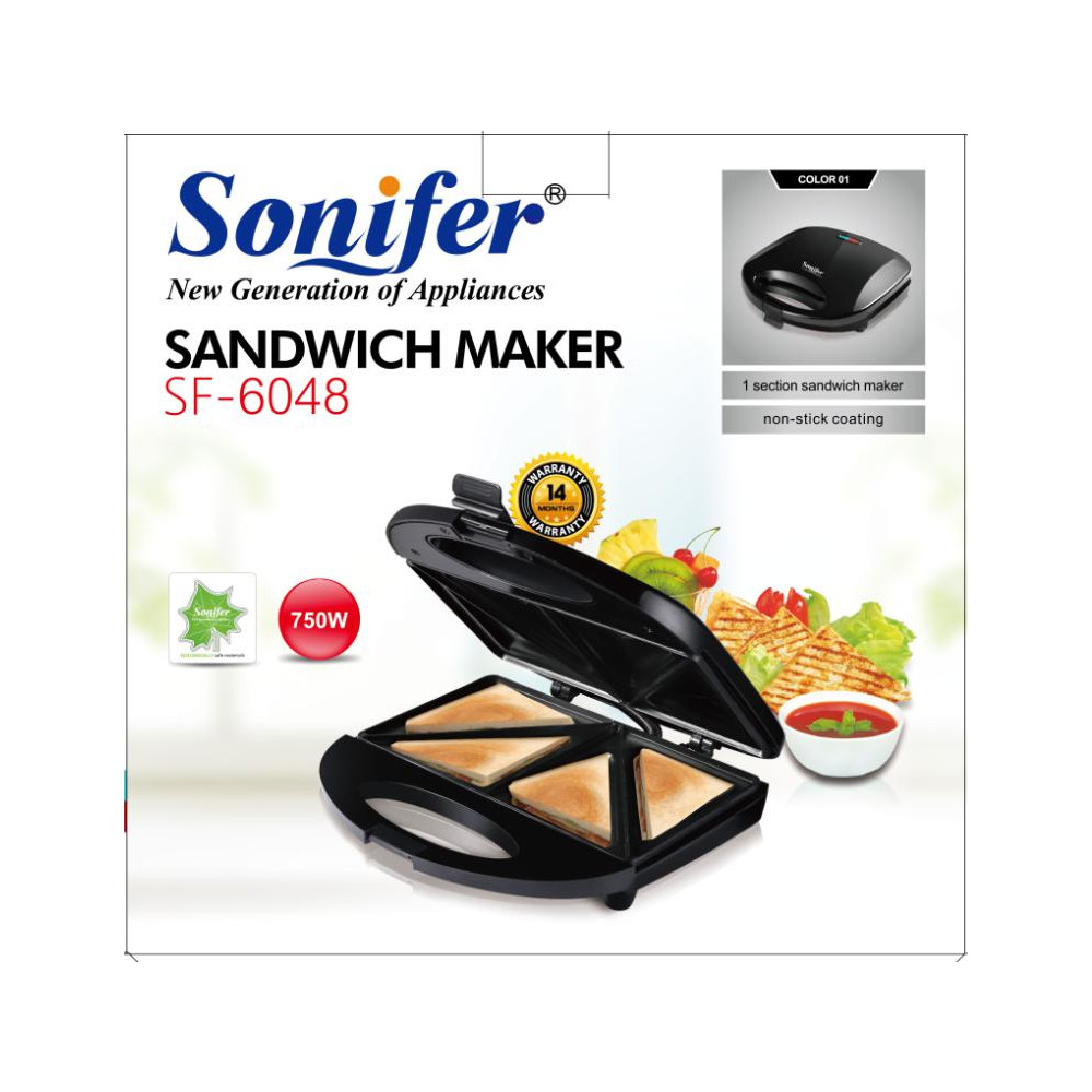 Սենդվիչ պատրաստող սարք SONIFER SF-6048, изображение 6