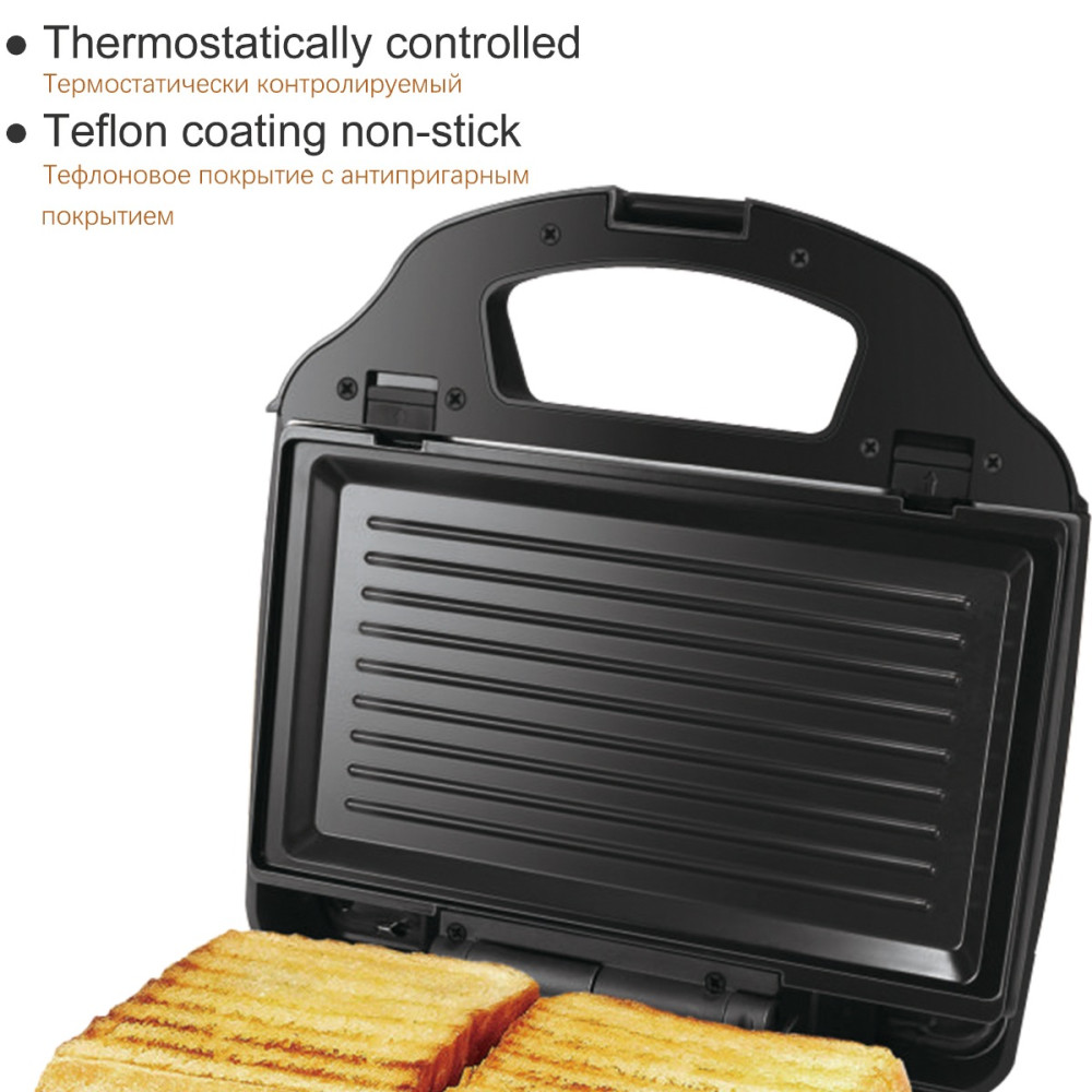 Սենդվիչ և Վաֆլի պատրաստող սարք 2-ը 1-ում SONIFER SF-6077, изображение 4