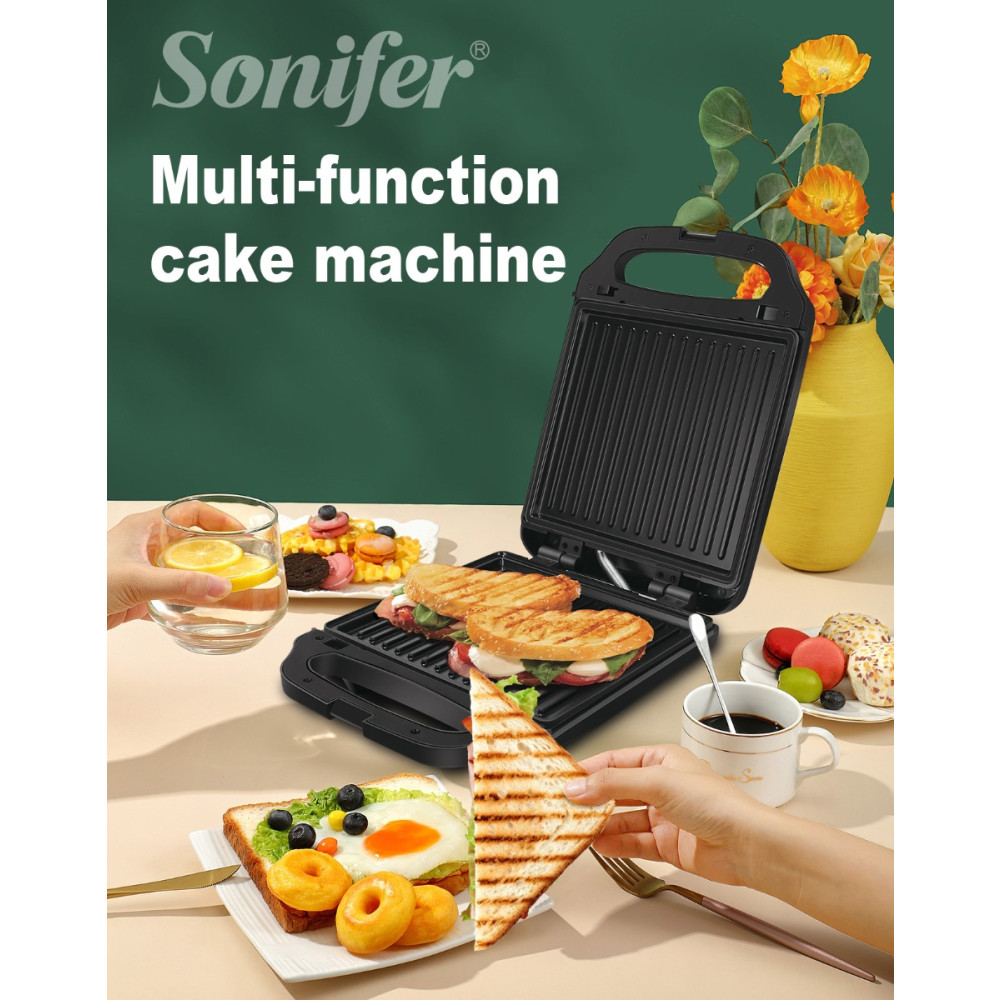 Գրիլ/Սենդվիչ/Վաֆլի պատրաստող սարք 3-ը 1-ում Sonifer Sf-6087, изображение 4