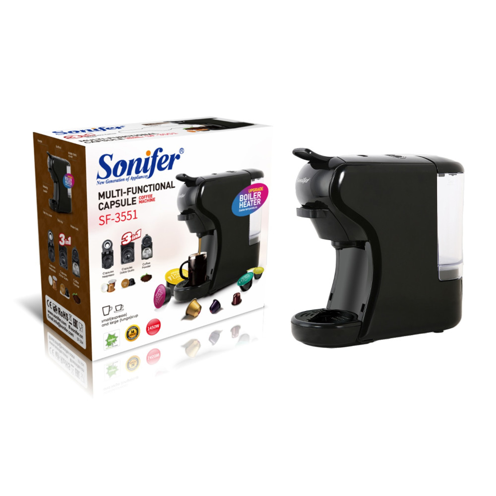 Բազմաֆունկցիոնալ Կապսուլային Սրճեփ 3-ը 1-ում SONIFER SF-3551, изображение 13