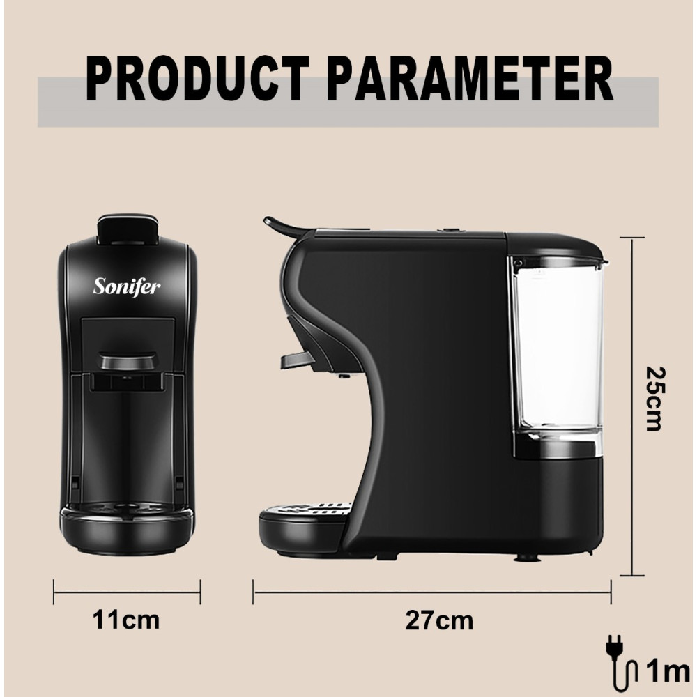 Բազմաֆունկցիոնալ Կապսուլային Սրճեփ 3-ը 1-ում SONIFER SF-3551, изображение 7