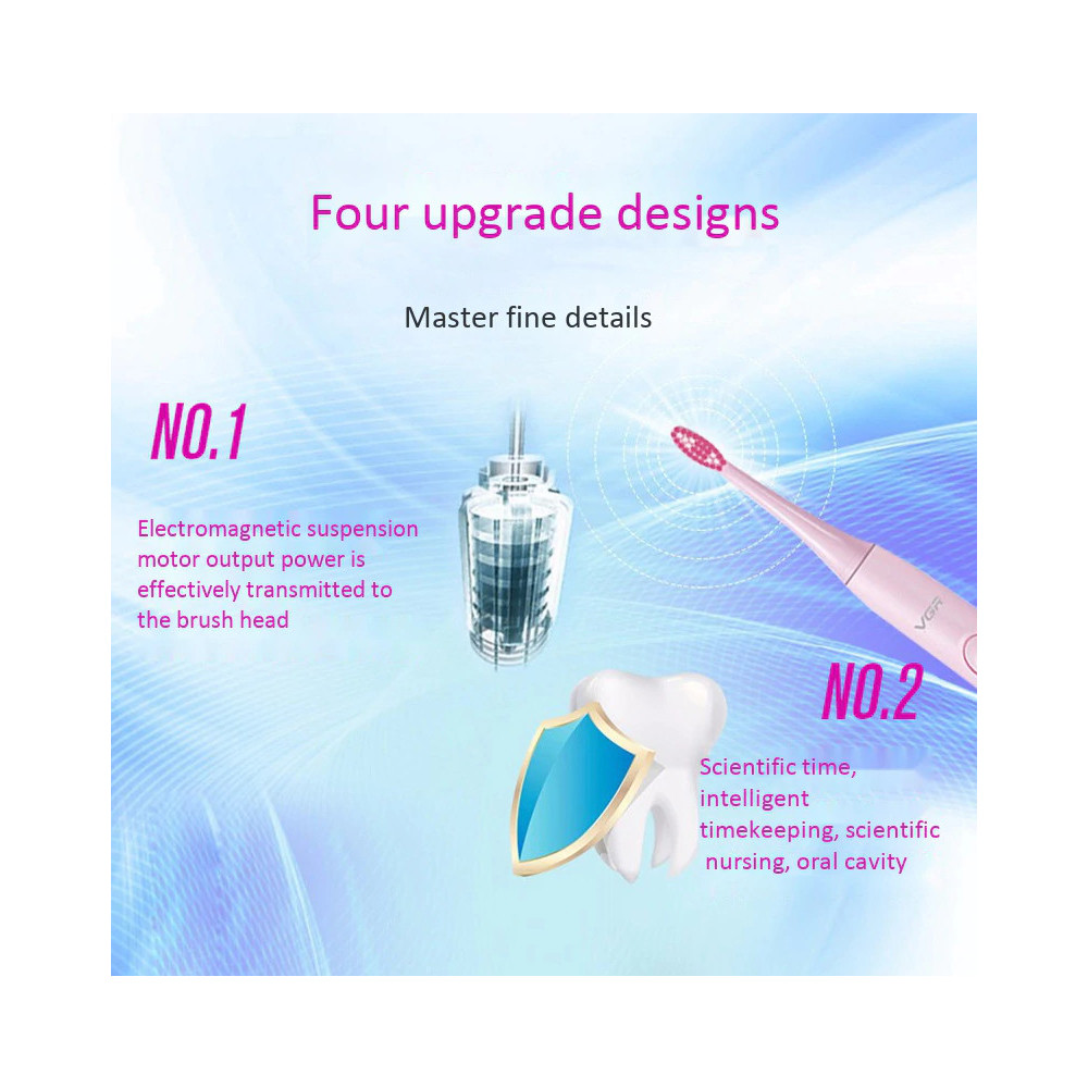 Խելացի էլեկտրական Ատամի Խոզանակ | VGR V-805, изображение 7