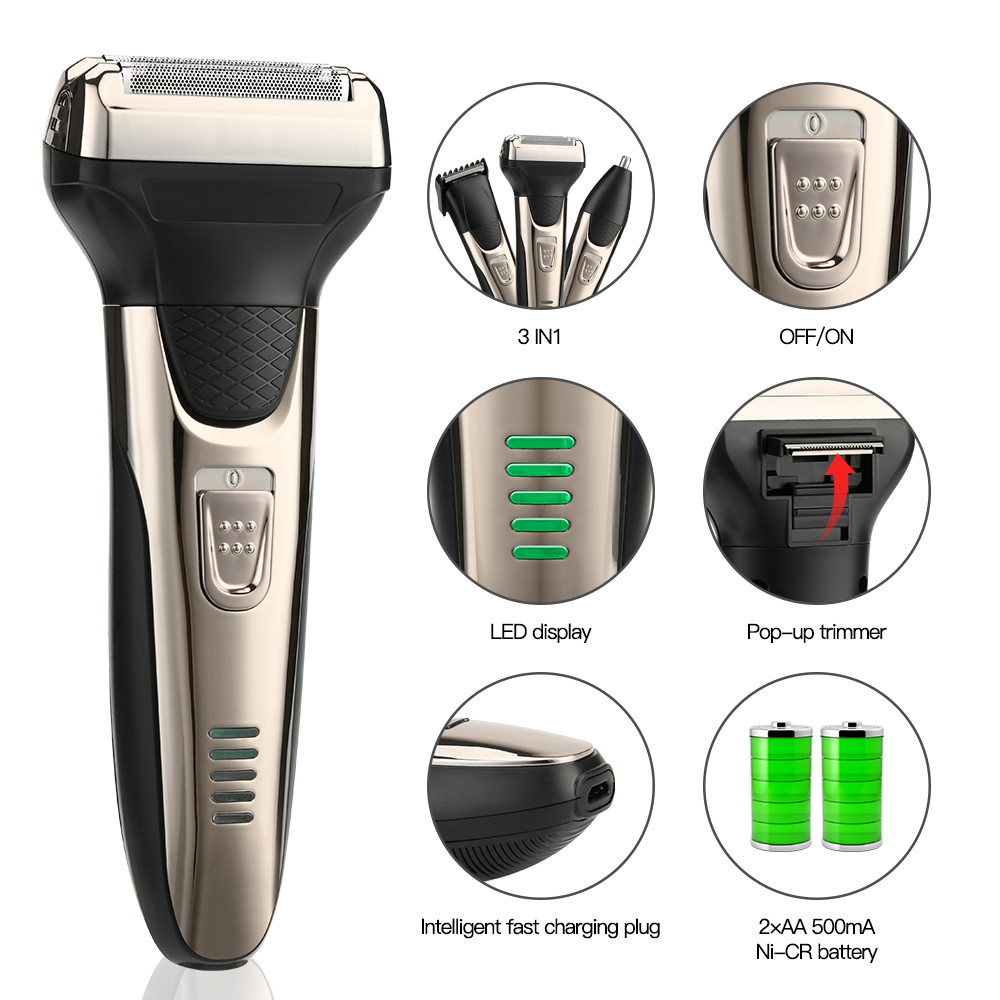 Էլեկտրական Սափրիչ 3-ը 1-ում Geemy GM-6209, изображение 6