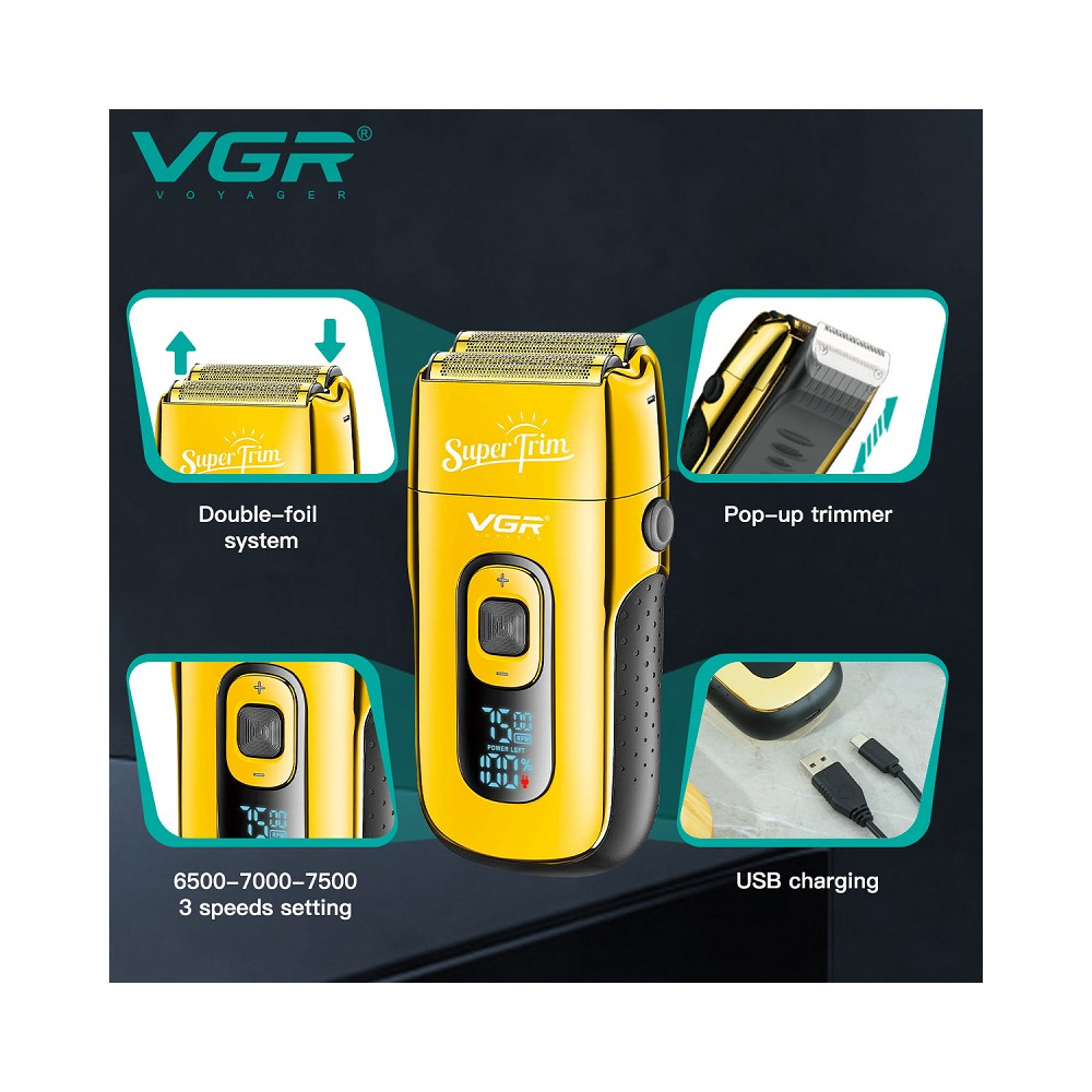 Էլեկտրական Սափրիչ VGR V-332, изображение 7