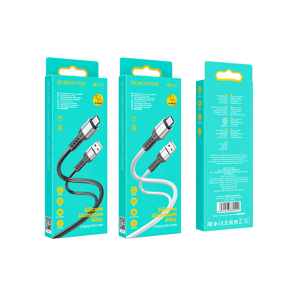 Լիցքավորման Լար Micro-USB BOROFONE BX64, изображение 8
