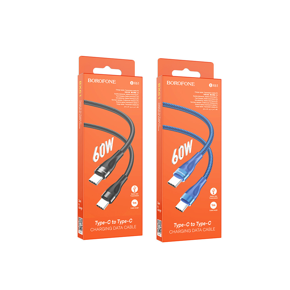 Լիցքավորման Լար Type-C-ից Type-C BOROFONE BX61, изображение 9