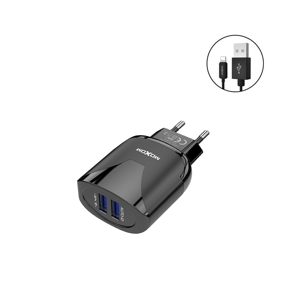 Լիցքավորիչ և Լար|MOXOM MX-HC30 |Lightning/Micro-USB/Type-C, изображение 3