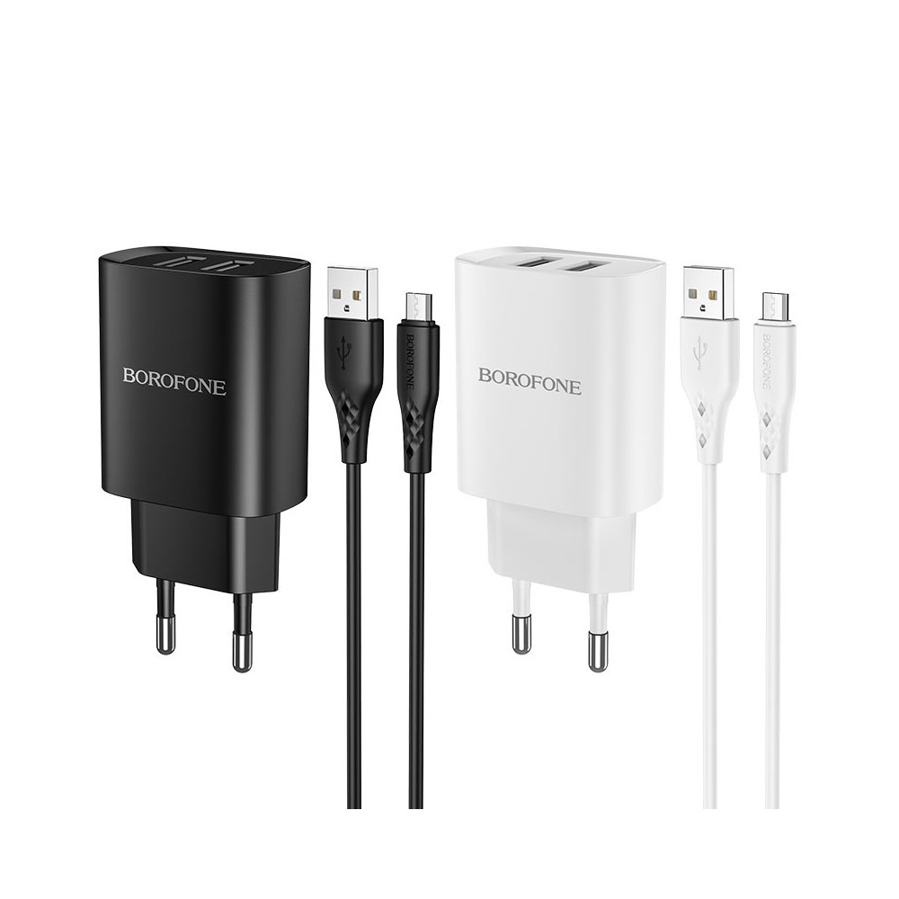 Լիցքավորիչ և Լար BOROFONE BN2 Micro-USB