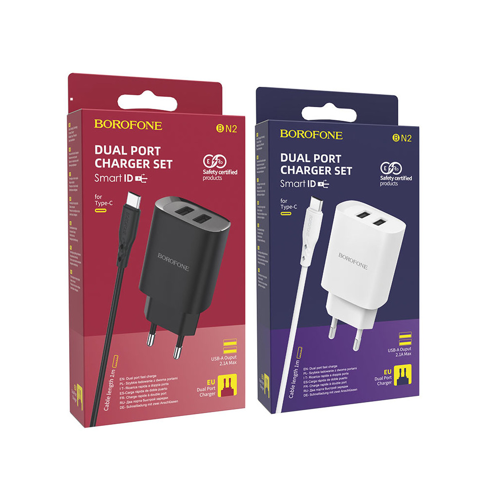 Լիցքավորիչ և Լար BOROFONE BN2 Type-C, изображение 4