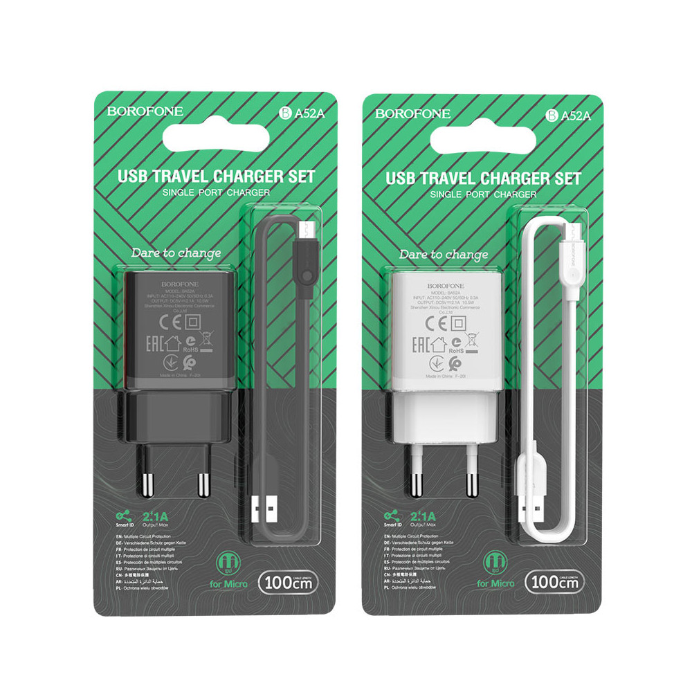 Լիցքավորիչ և Լար BOROFONE BA52A Micro-USB, изображение 4