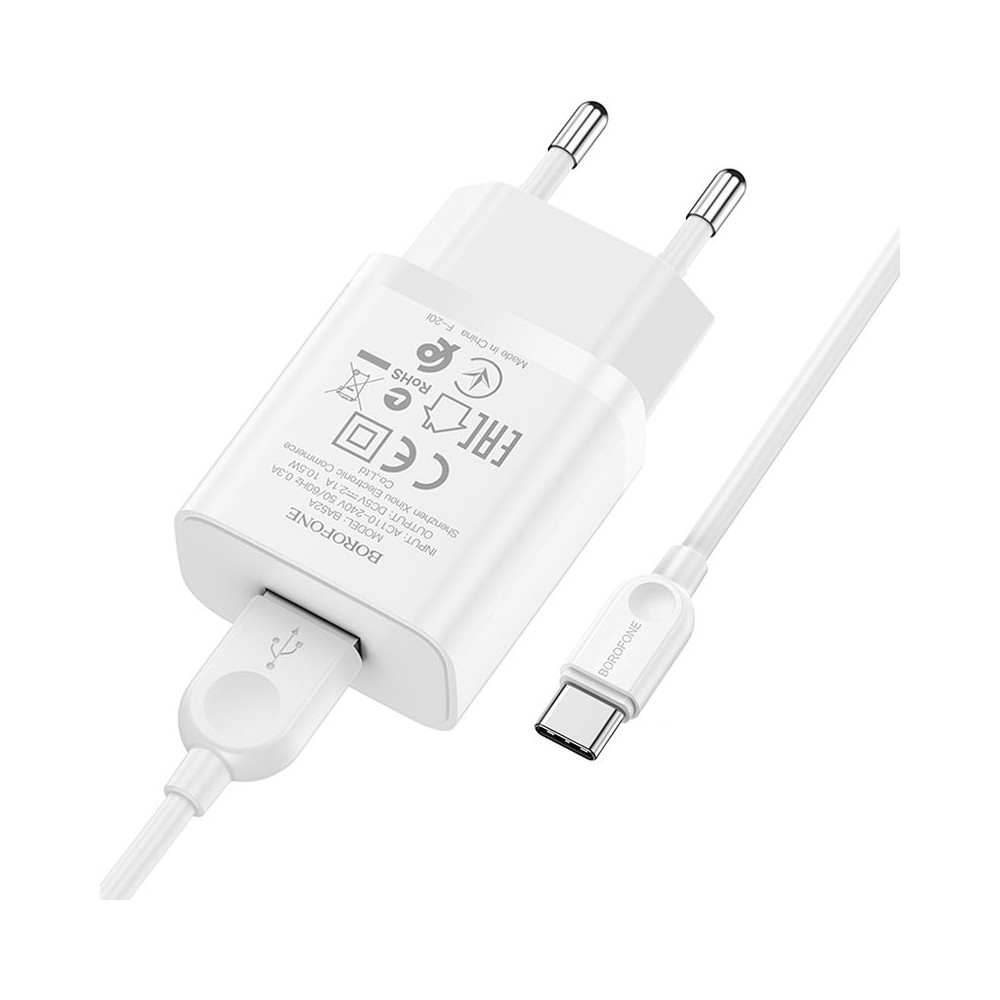 Լիցքավորիչ և Լար BOROFONE BA52A Type-C, изображение 3
