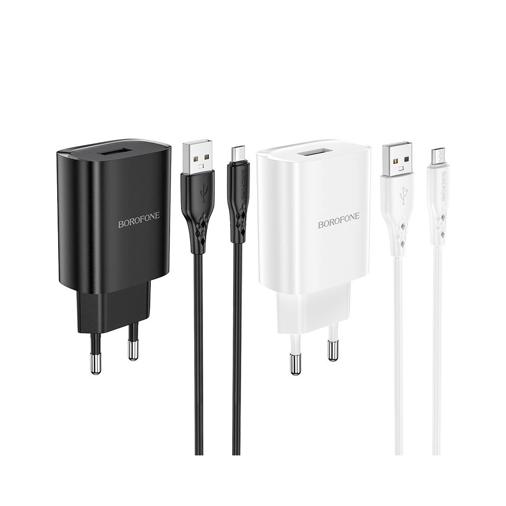 Լիցքավորիչ և Լար BOROFONE BN1 Micro-USB