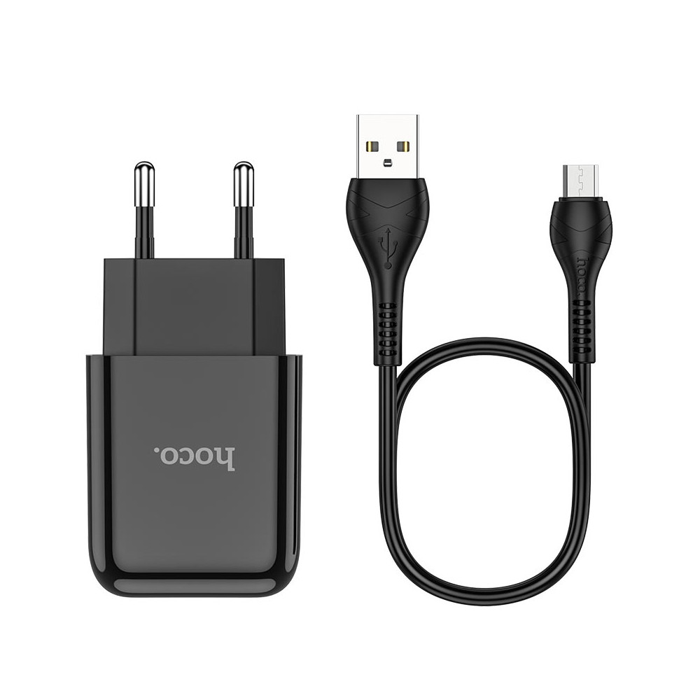 Լիցքավորիչ և Լար HOCO N2 Micro-USB, изображение 2