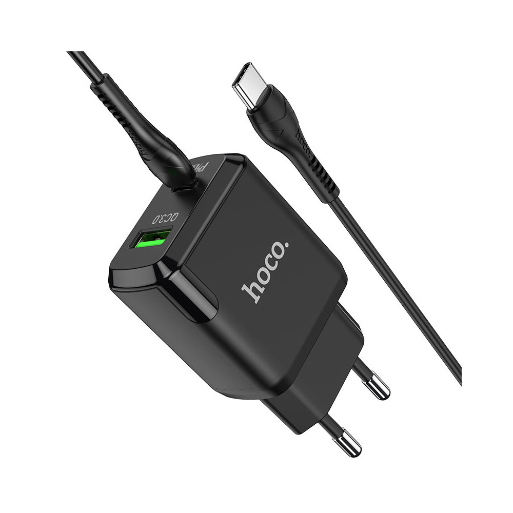 Լիցքավորիչ + Լար Type-C to Type-C HOCO N5 PD3.0/QC3.0, изображение 3