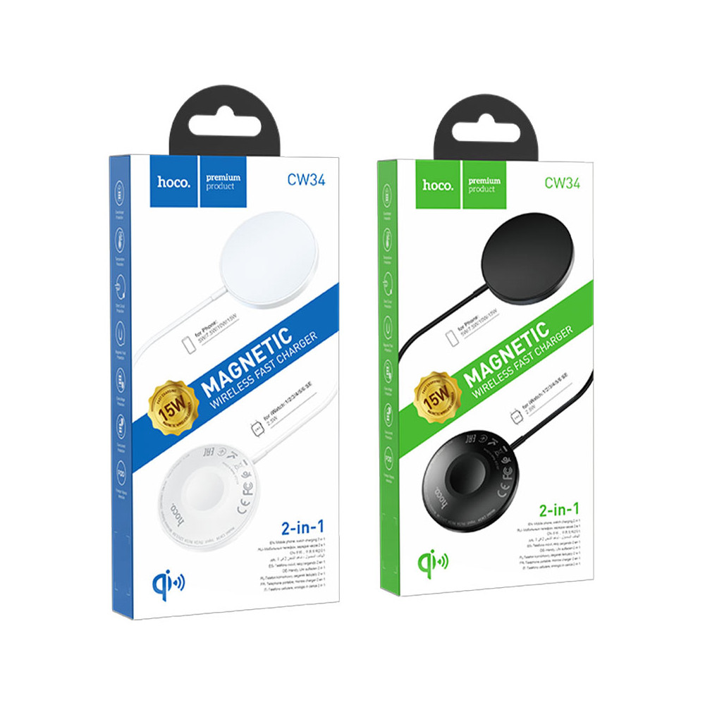 Անլար Լիցքավորիչ 2-ը 1-ում HOCO CW34, изображение 7