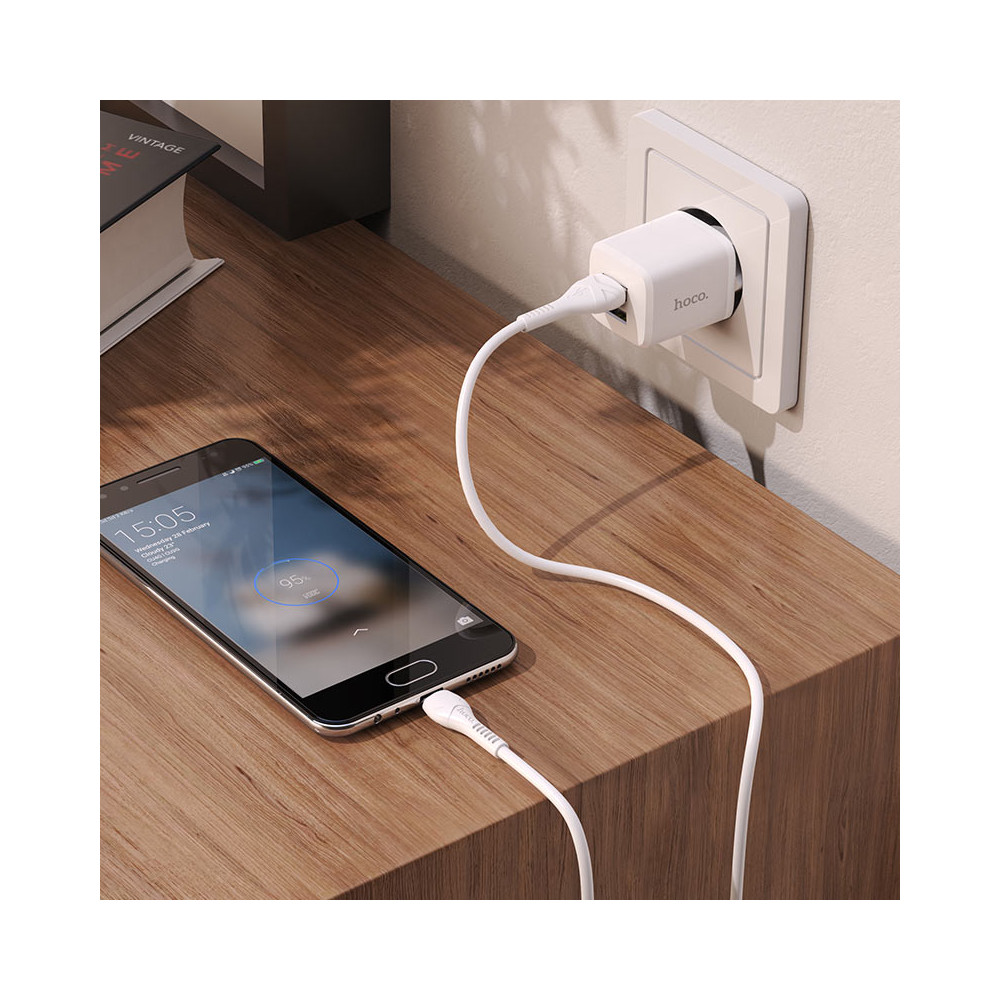 Լիցքավորիչ + Լար Micro-USB HOCO N8, изображение 4
