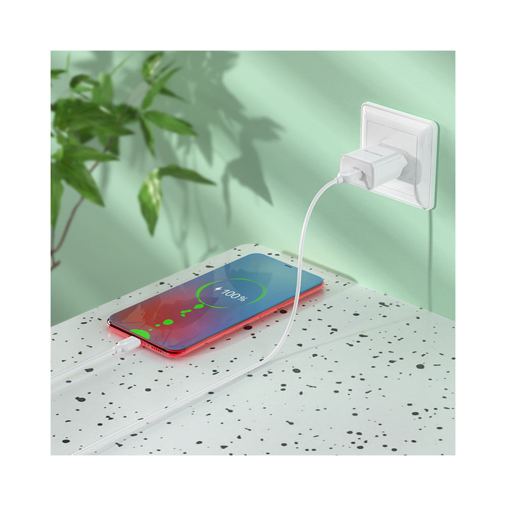 Լիցքավորիչ + Լար Micro-USB BOROFONE BA59A (QC3.0), изображение 4