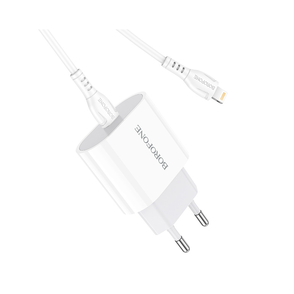 Լիցքավորիչ + Լար Type-C to Lightning BOROFONE BA61A PD3.0, изображение 3
