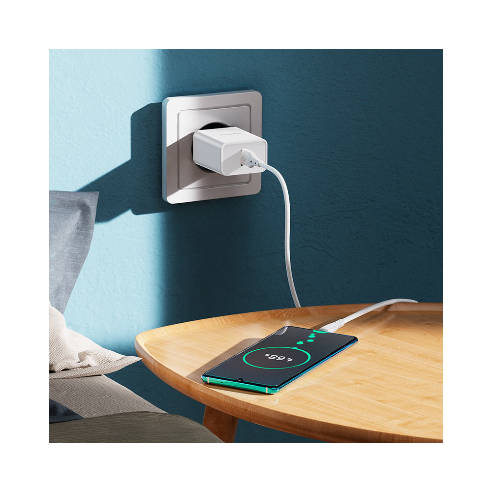 Լիցքավորիչ + Լար Type-C BOROFONE BN5 QC3.0, изображение 4