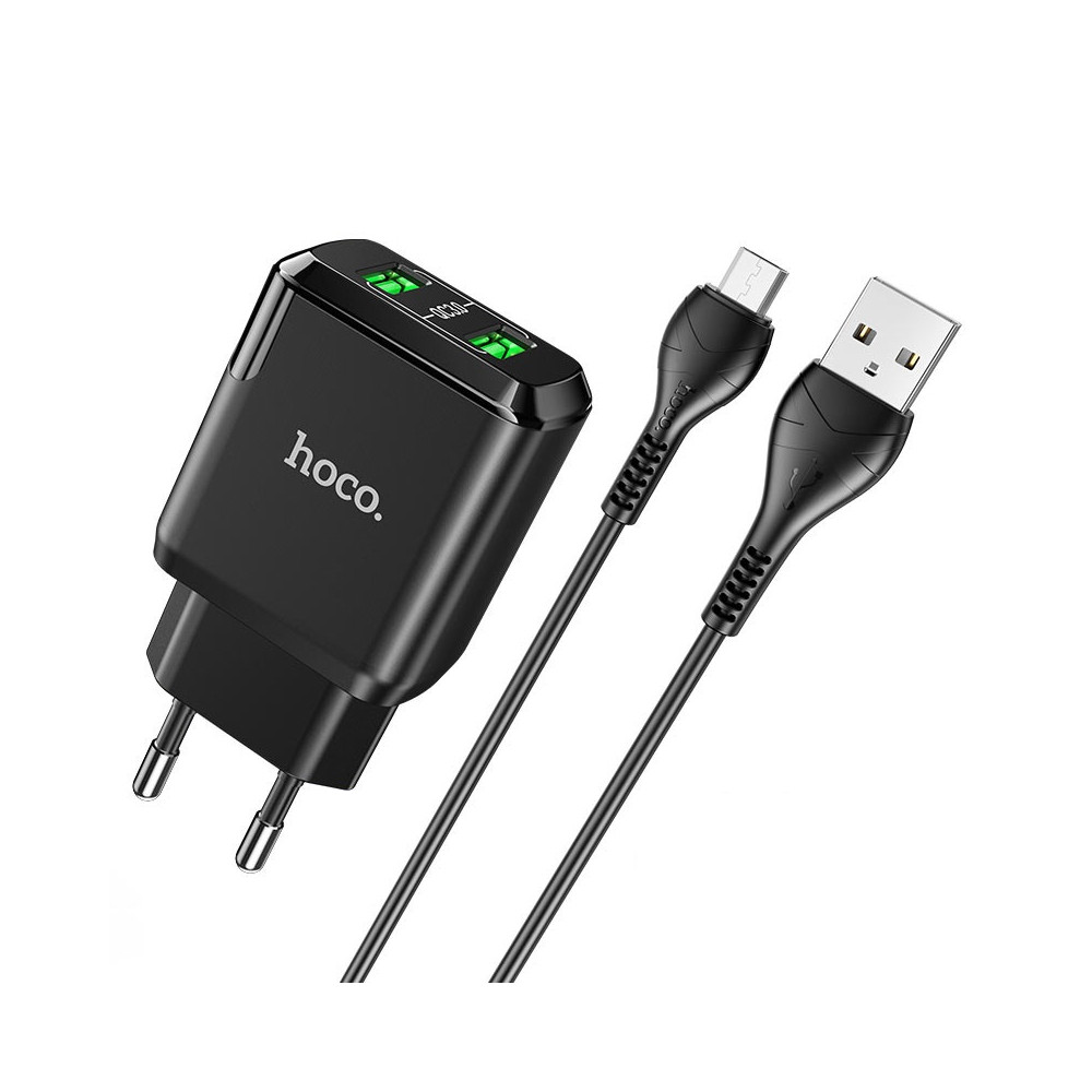 Լիցքավորիչ և Լար HOCO N6 Micro-USB QC3.0