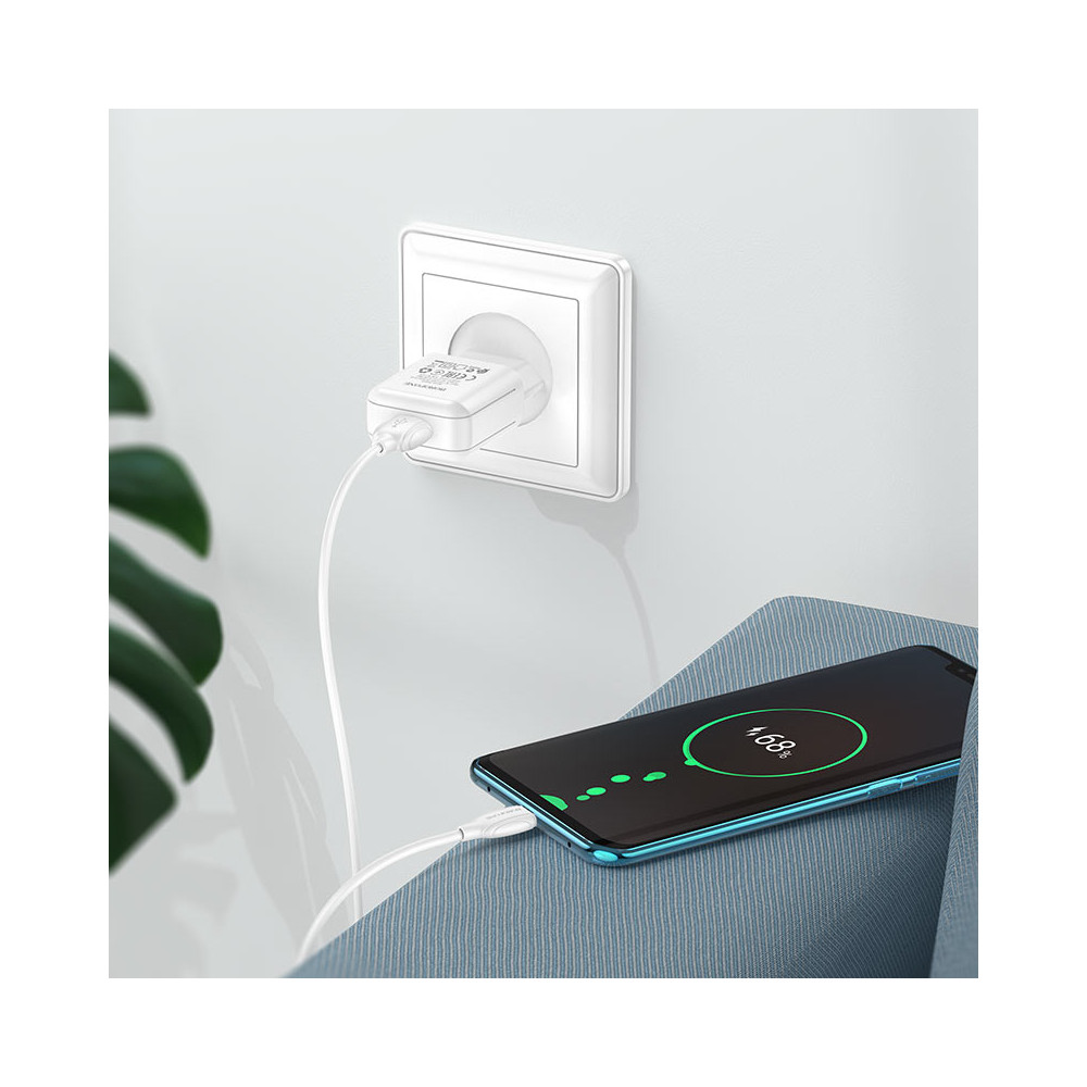 Լիցքավորիչ + Լար Lightning BOROFONE BA64A, изображение 5