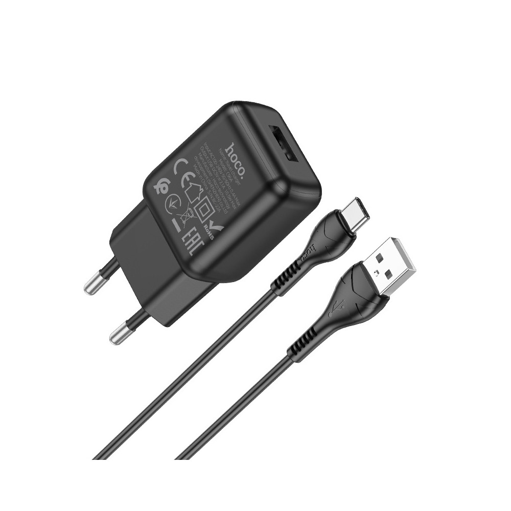 Լիցքավորիչ և Լար HOCO C96A Type-C, изображение 2