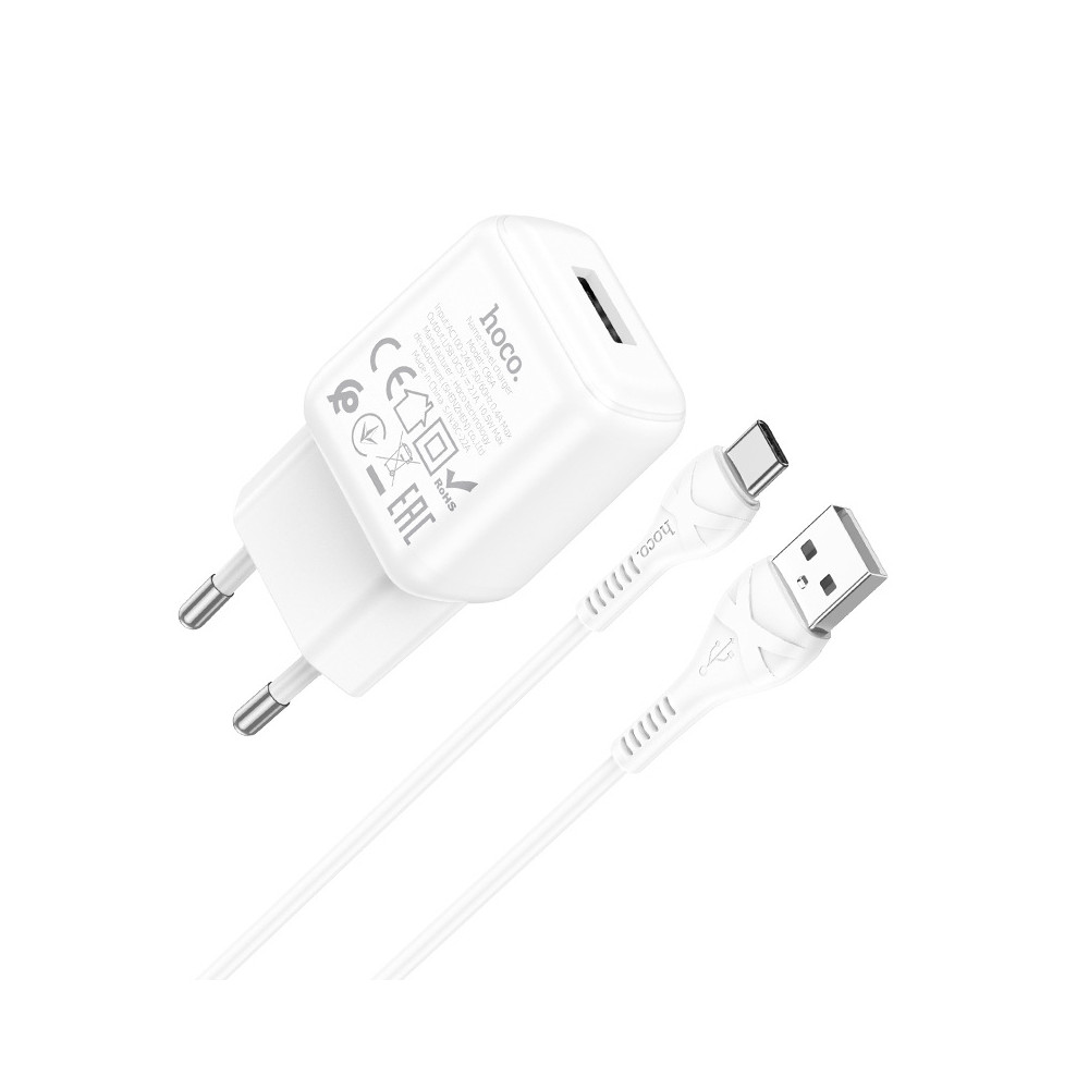 Լիցքավորիչ և Լար HOCO C96A Type-C, изображение 3