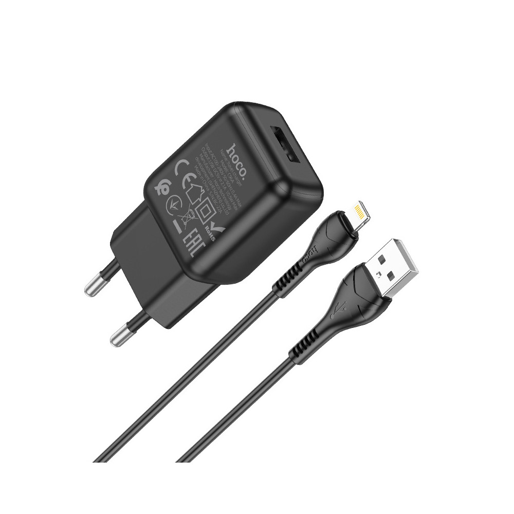 Լիցքավորիչ և Լար HOCO C96A Lightning, изображение 2