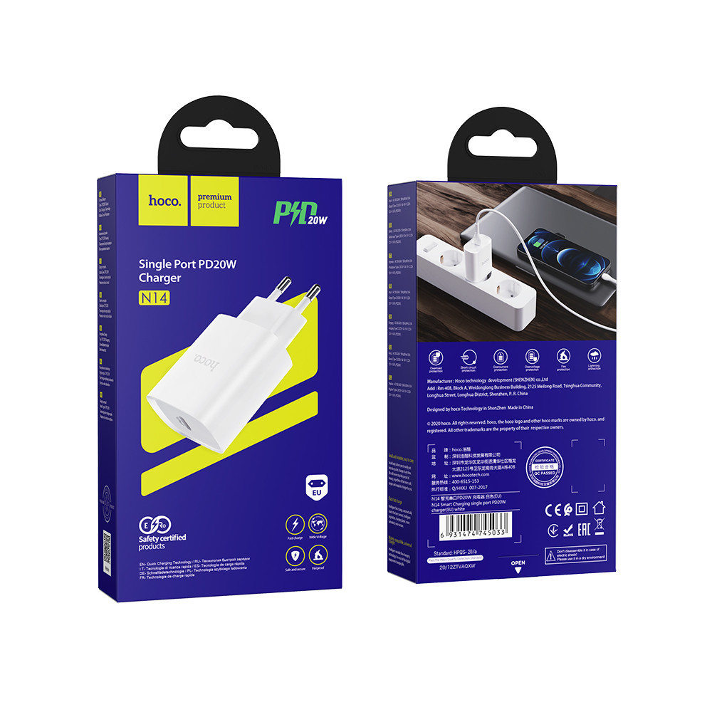 Լիցքավորիչ HOCO N14 PD3.0, изображение 4