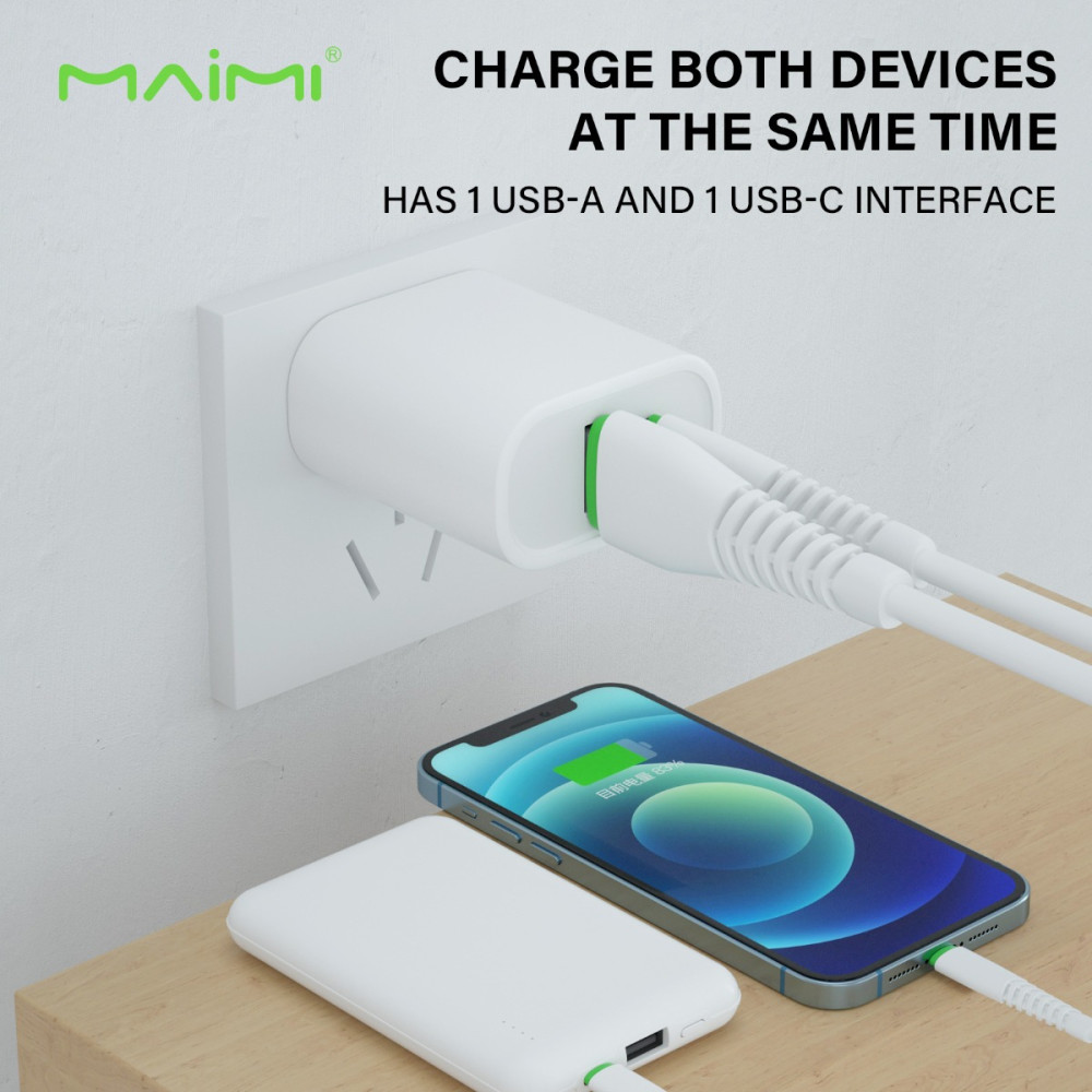 Լիցքավորիչ MaiMi C62 (QC3.0+PD20W), изображение 4