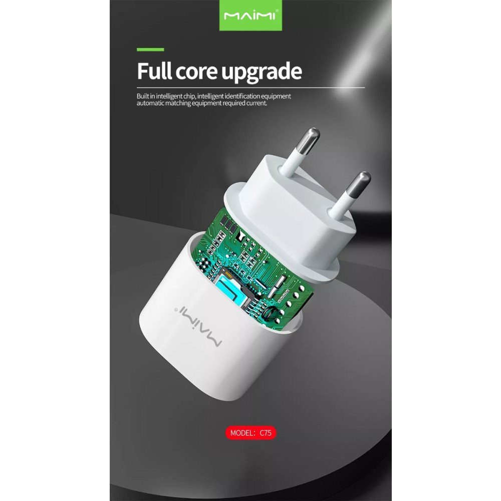 Լիցքավորիչ MaiMi C75 (PD20W), изображение 2