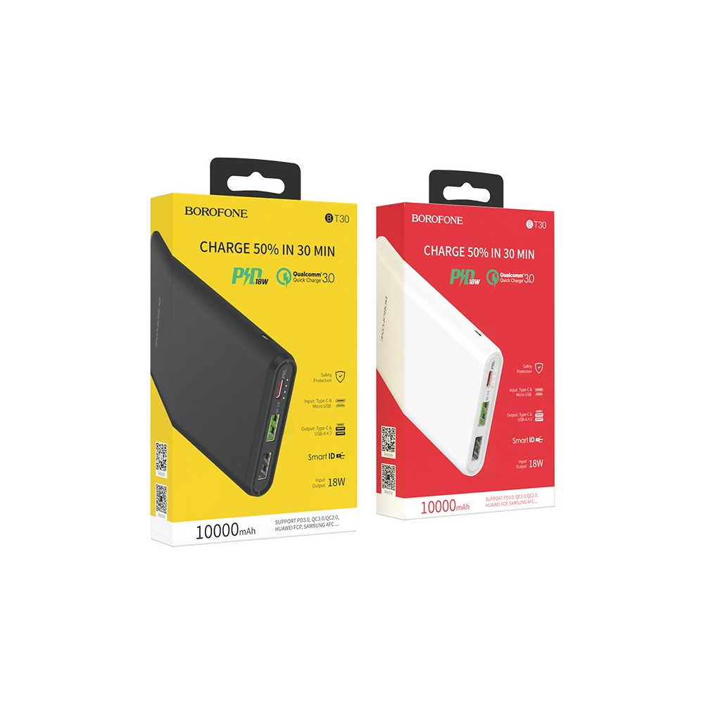 Հեռախոսի Լիցքավորիչ|BOROFONE BT30|QC3.0+PD 10000mAh, изображение 4