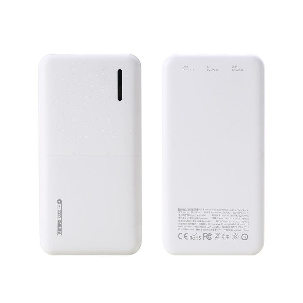 Հեռախոսի Լիցքավորիչ Power Bank|REMAX RPP-124 10000mAh, изображение 2
