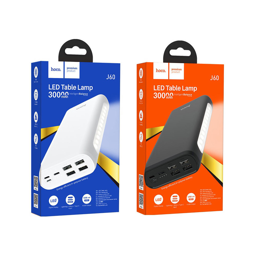 Հեռախոսի Լիցքավորիչ Power Bank |HOCO J60 30000mAh, изображение 5