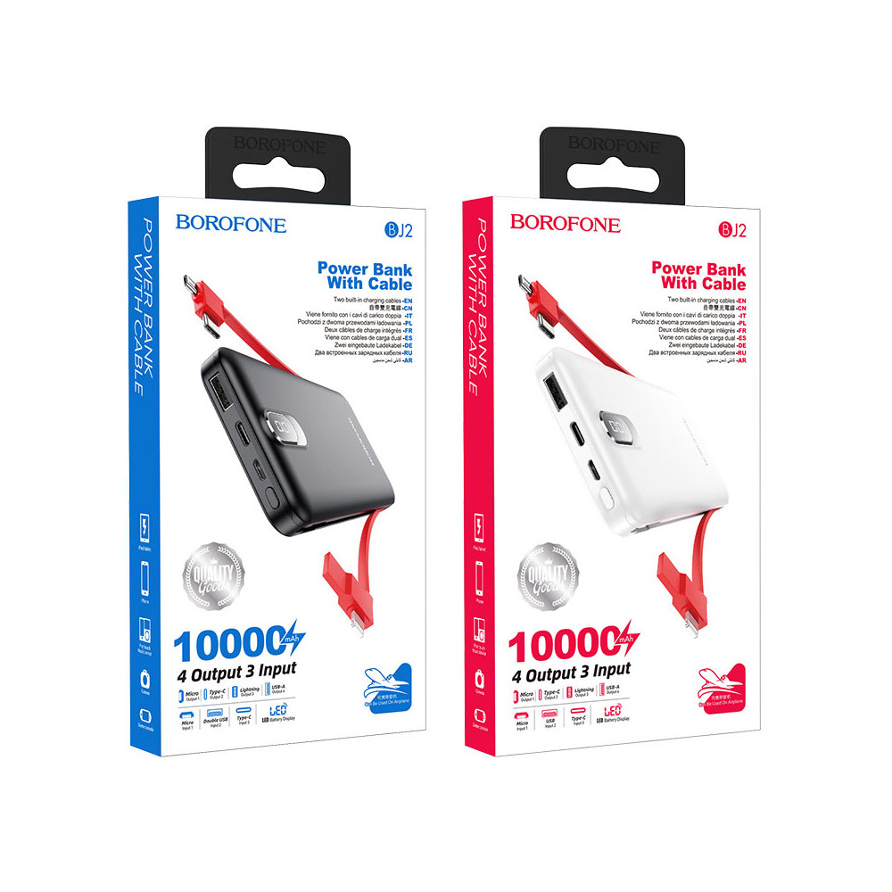 Հեռախոսի Լիցքավորիչ Power Bank |BOROFONE BJ2 10000mAh, изображение 7