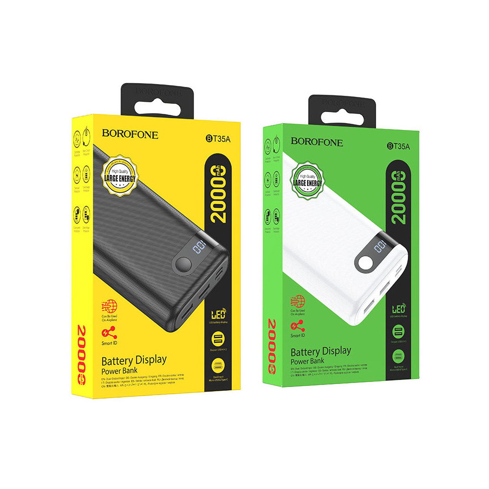 Հեռախոսի Լիցքավորիչ|BOROFONE BT35A 20000mAh, изображение 6