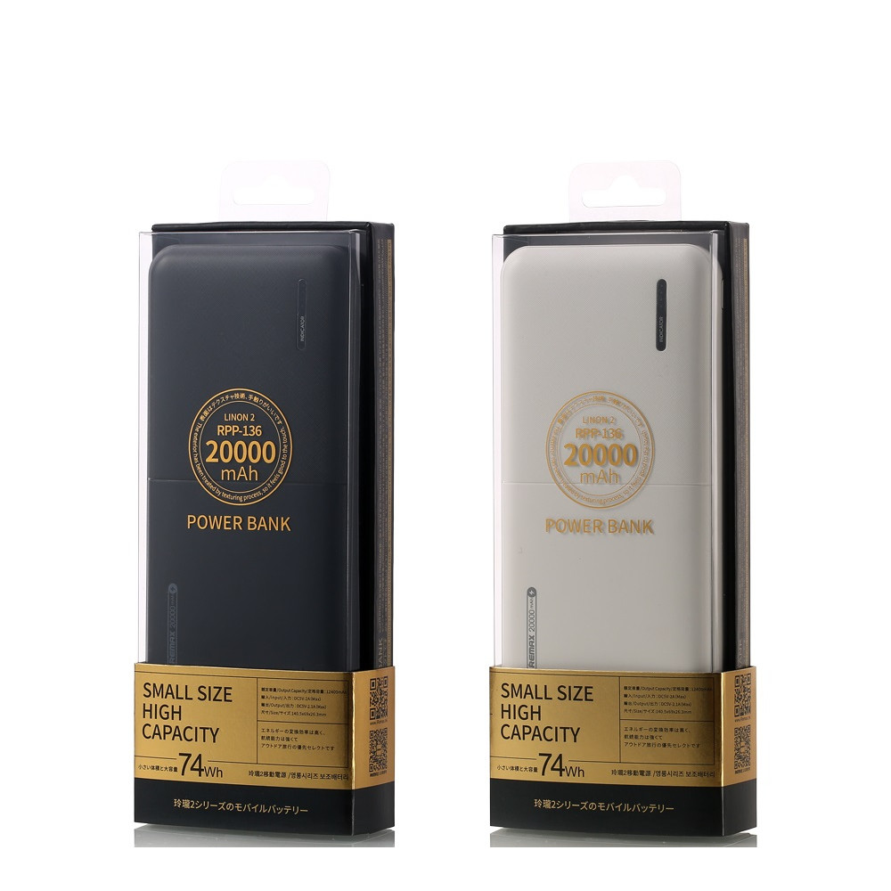 Հեռախոսի Լիցքավորիչ Power Bank REMAX RPP-136 20000mAh, изображение 5